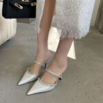 کفش پاشنه دار مجلسی - کد : (25582) - تصویر 11